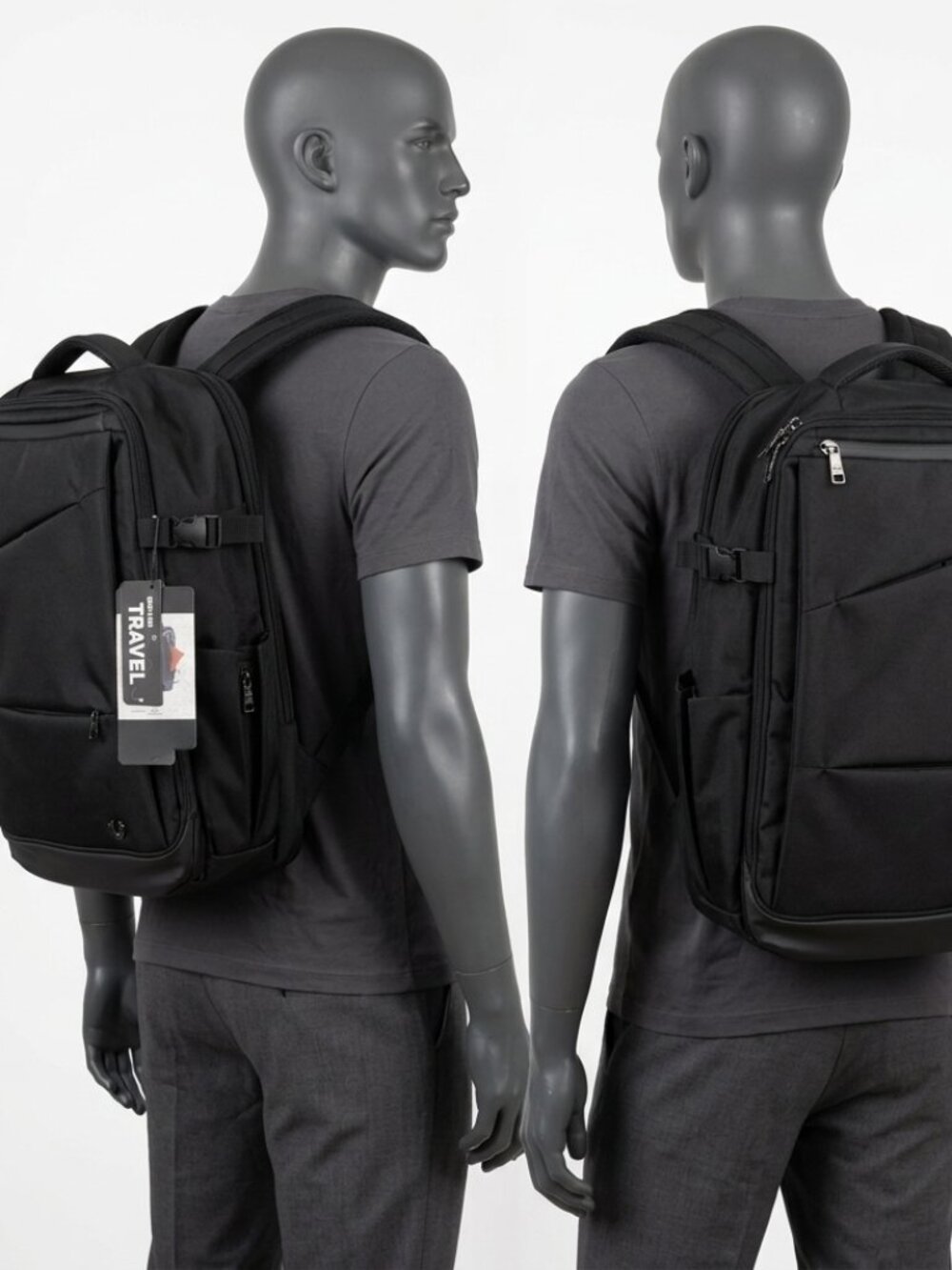 True Religion Will travel backpack in black with a volume of 23 l - Picture 1 of 13
